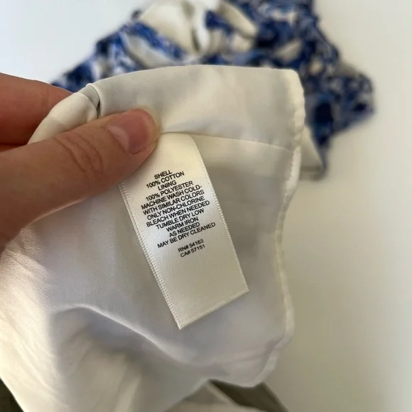 Eliza J Blue and White Floral Maxi Dress - Picture 10 of 10